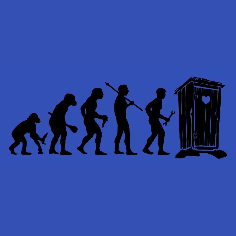 Evolution toilettes humour