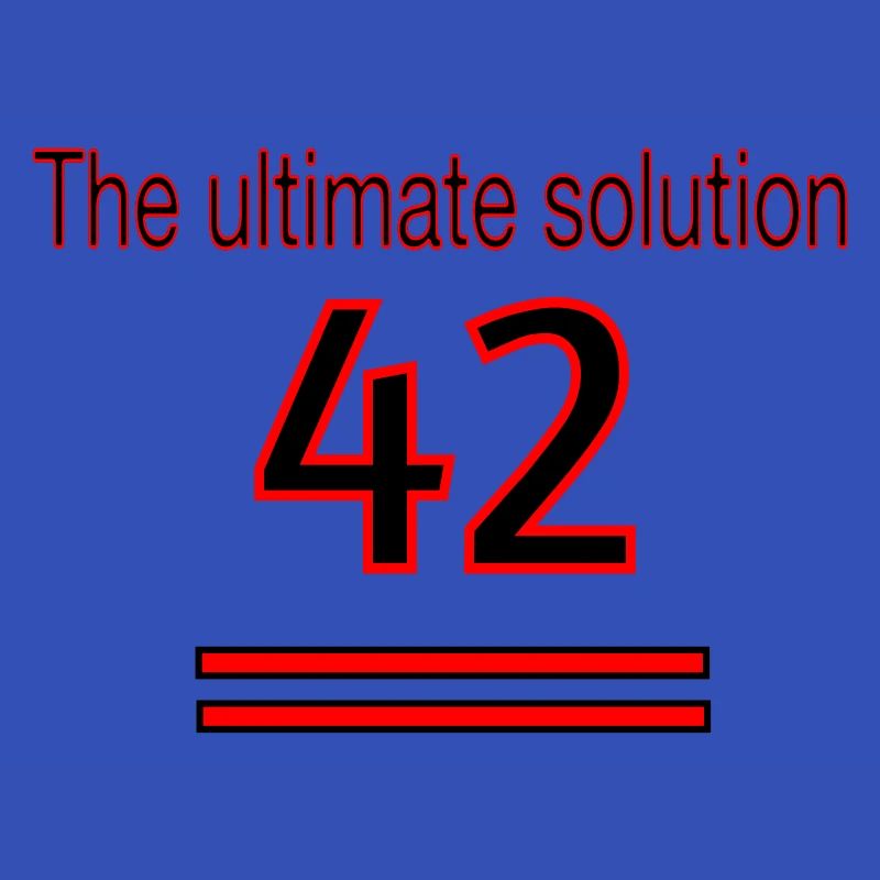 The ultimate solution