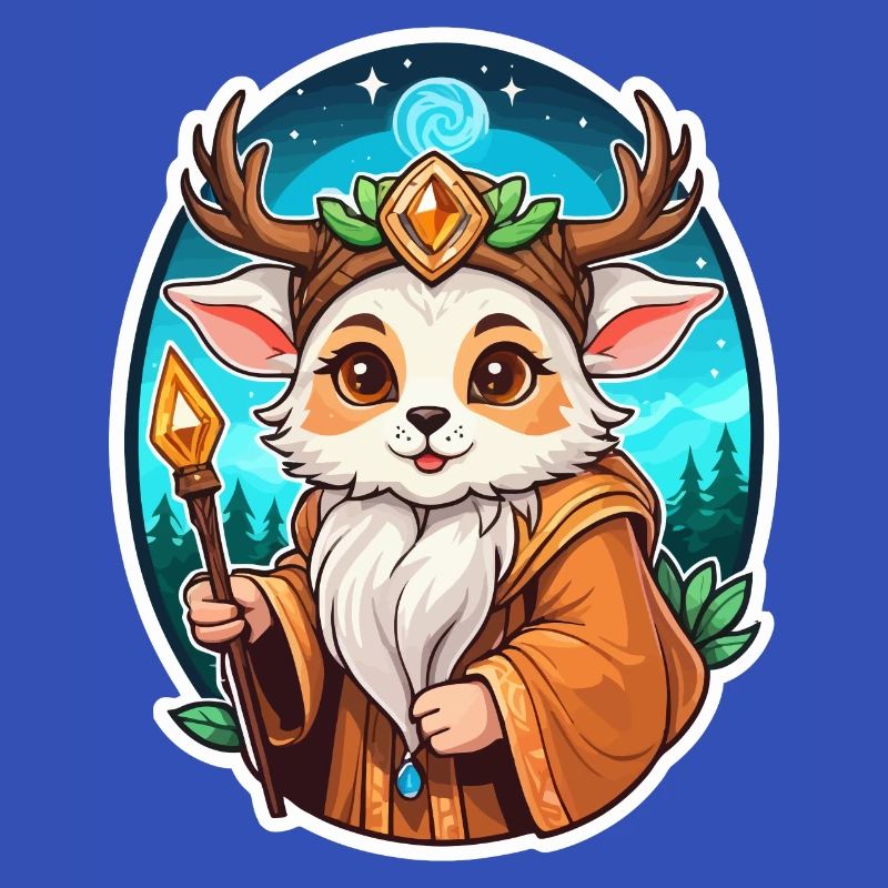 Druide Niedlich Illustration