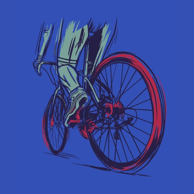 Vélo de course sprinter course cyclisme