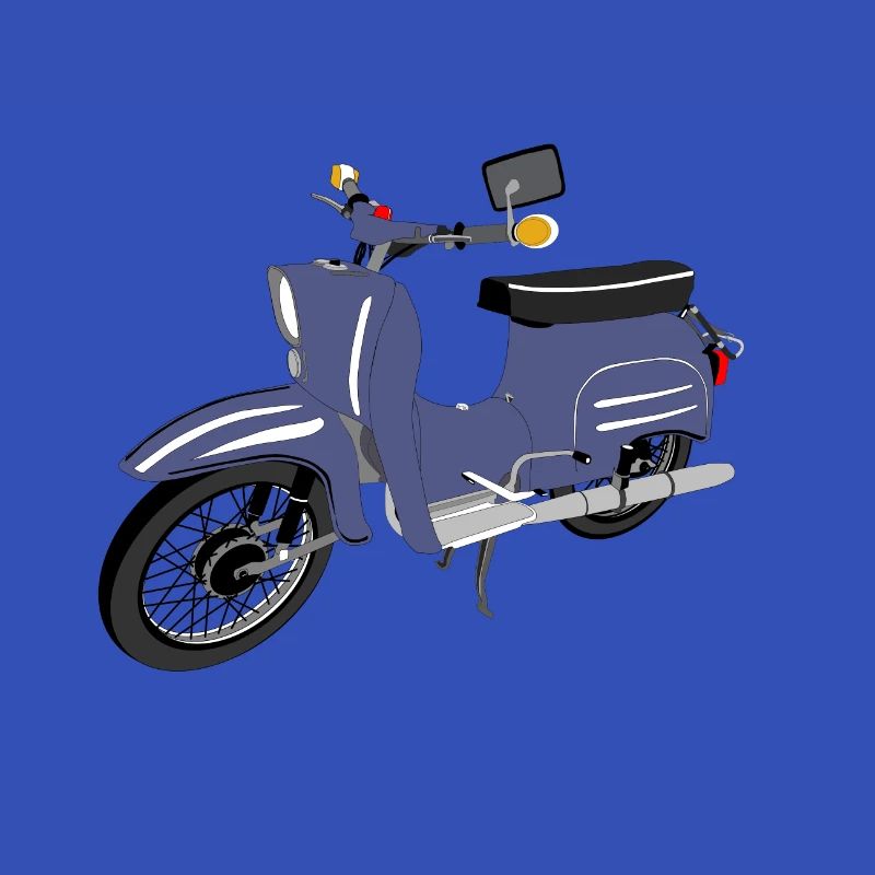 Simson Schwalbe blau