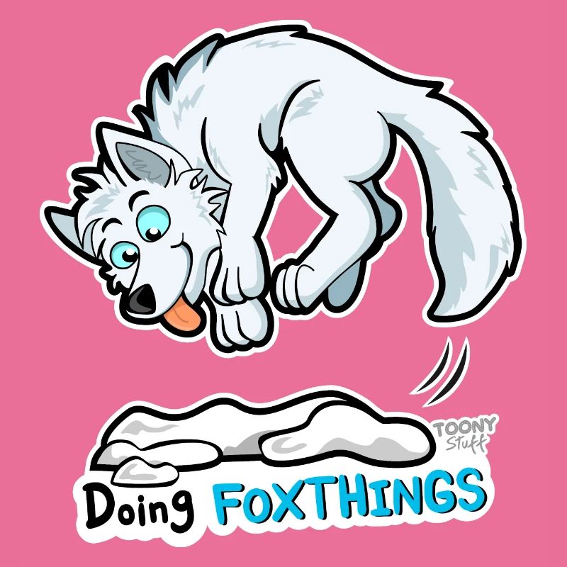 Polar Fox Doing Foxthings
