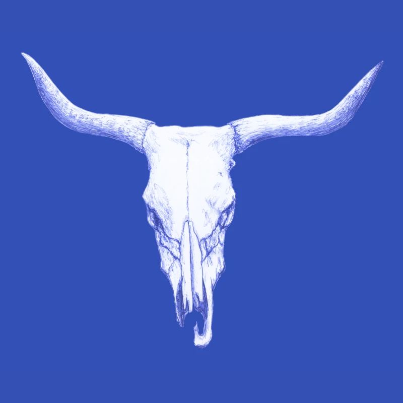 Bison Schaedel - Wild West Cowboy Rodeo Feeling