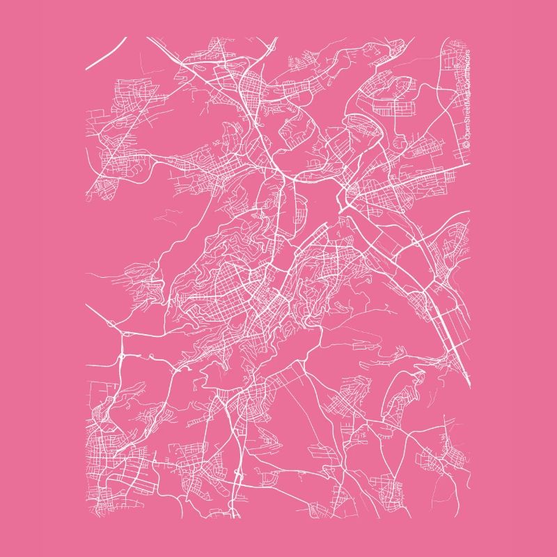 Minimal Stuttgart plan et rues
