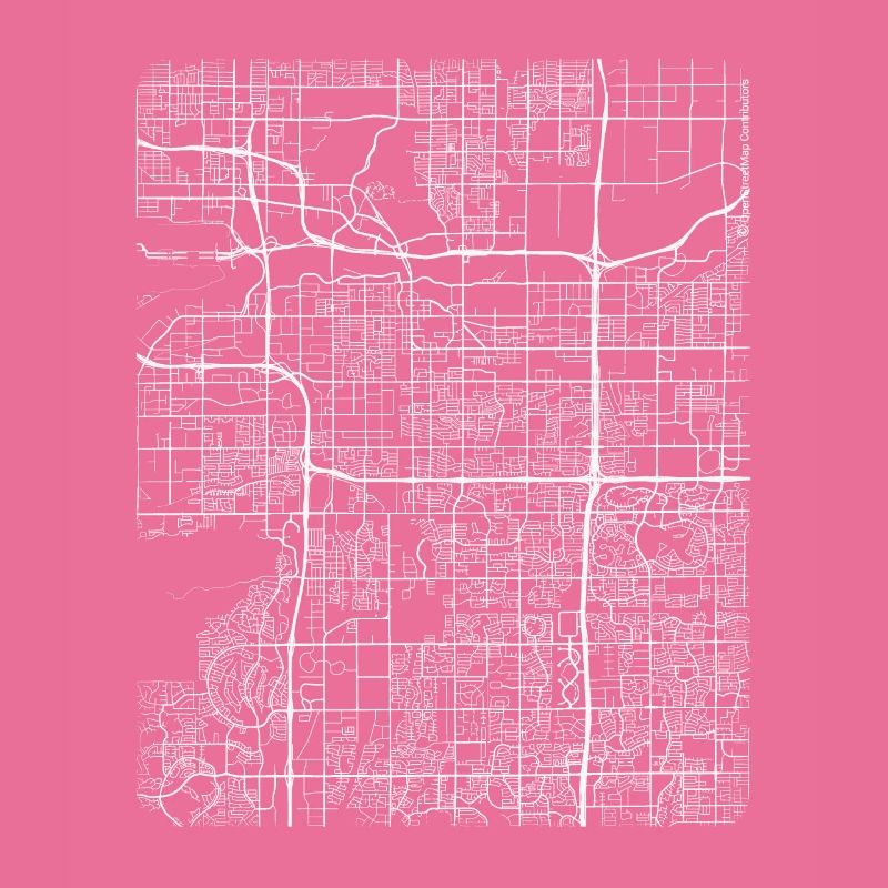 Plan et rues de Minimal Tempe