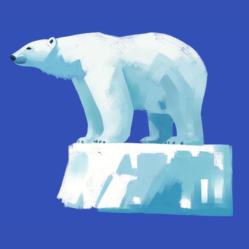 Eisbär auf Eisscholle
