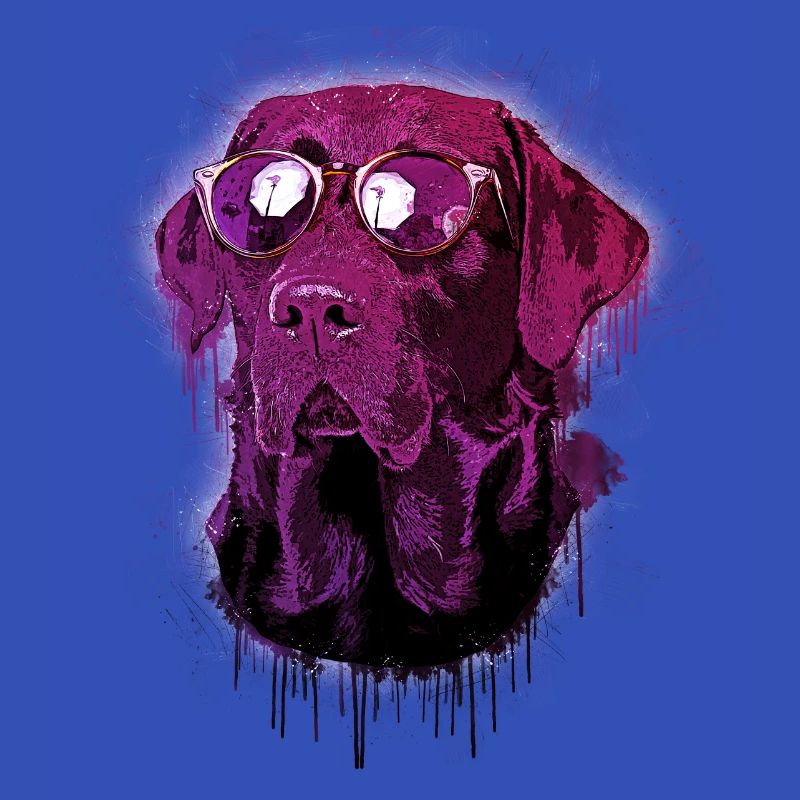 Labrador mit Sonnenbrille