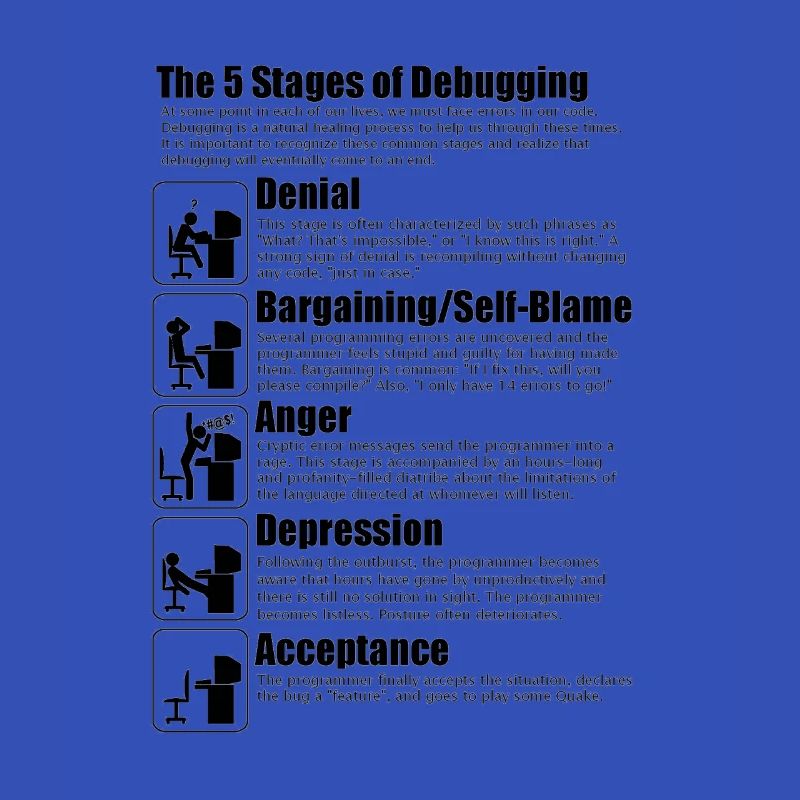 5 Debugging-Stufen
