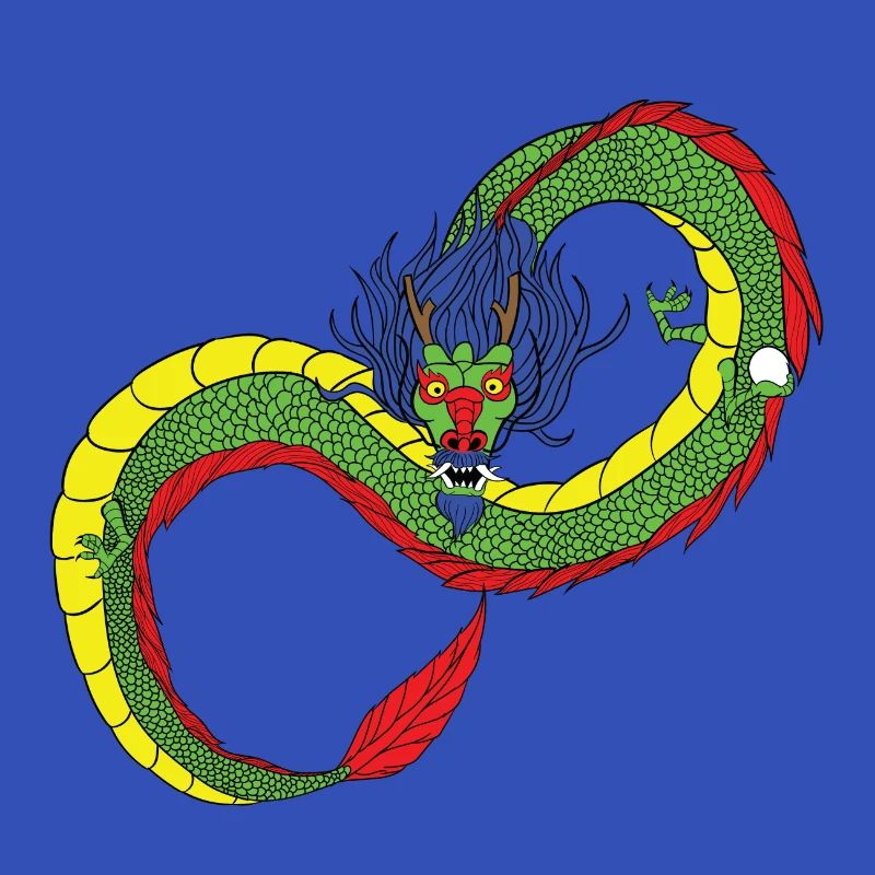 Drachen - Unendlichkeit - chinesischer Drache