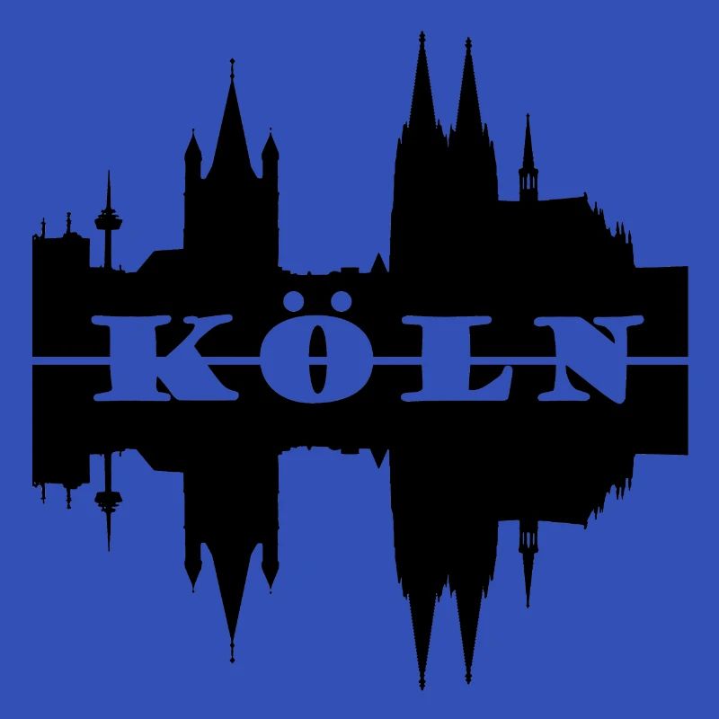 Koeln Skyline Silhouette