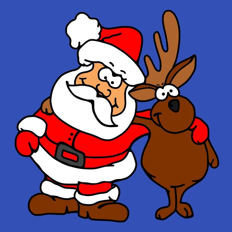 Weihnachtsmann und sein Freund