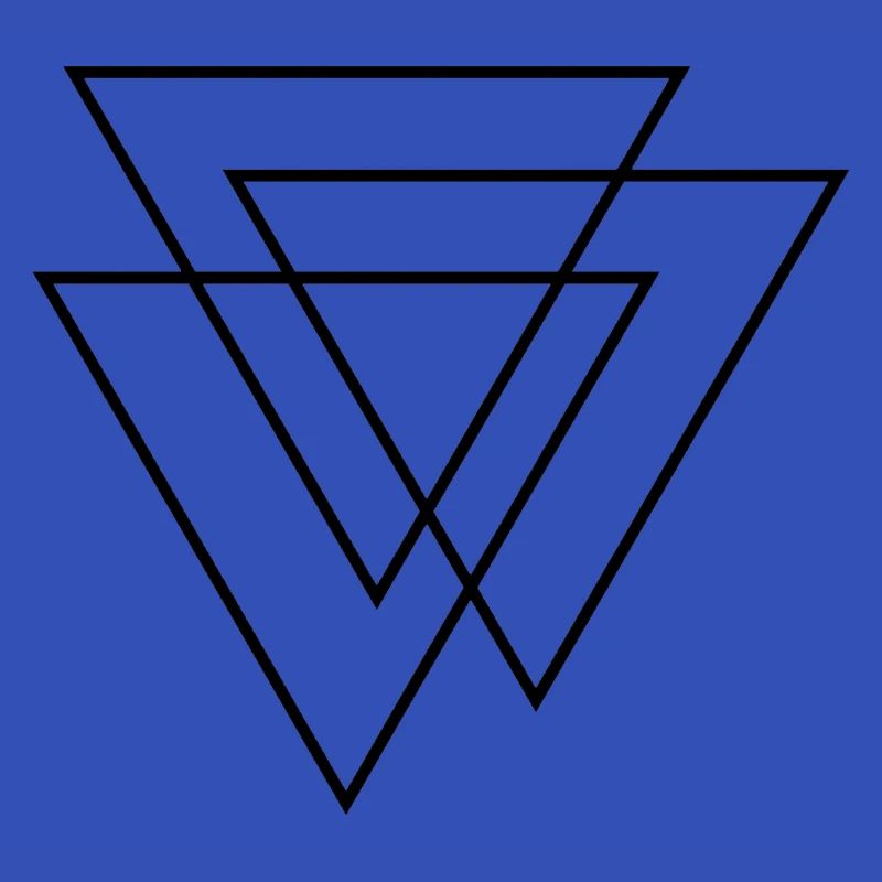 Triangles 3D - Trois Triangles - Trois Triangles Design