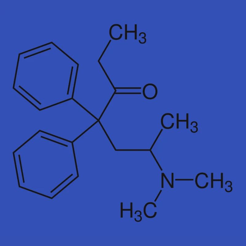 Methadon Strukturformel