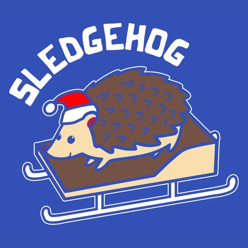 Sledgehog Hedgehog Noël Noël hérisson calembour