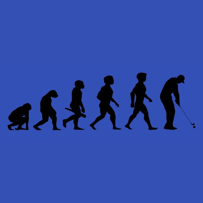 Evolution Golf Golfer Golfspieler Golfplatz