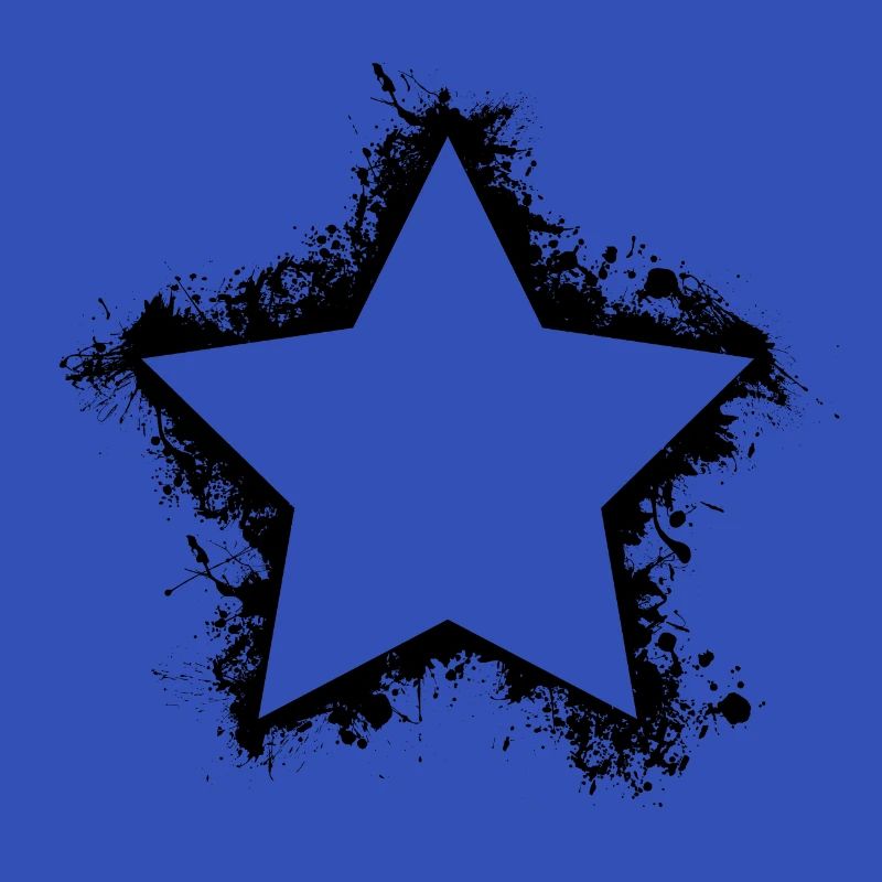 Stern Splatter Umriss