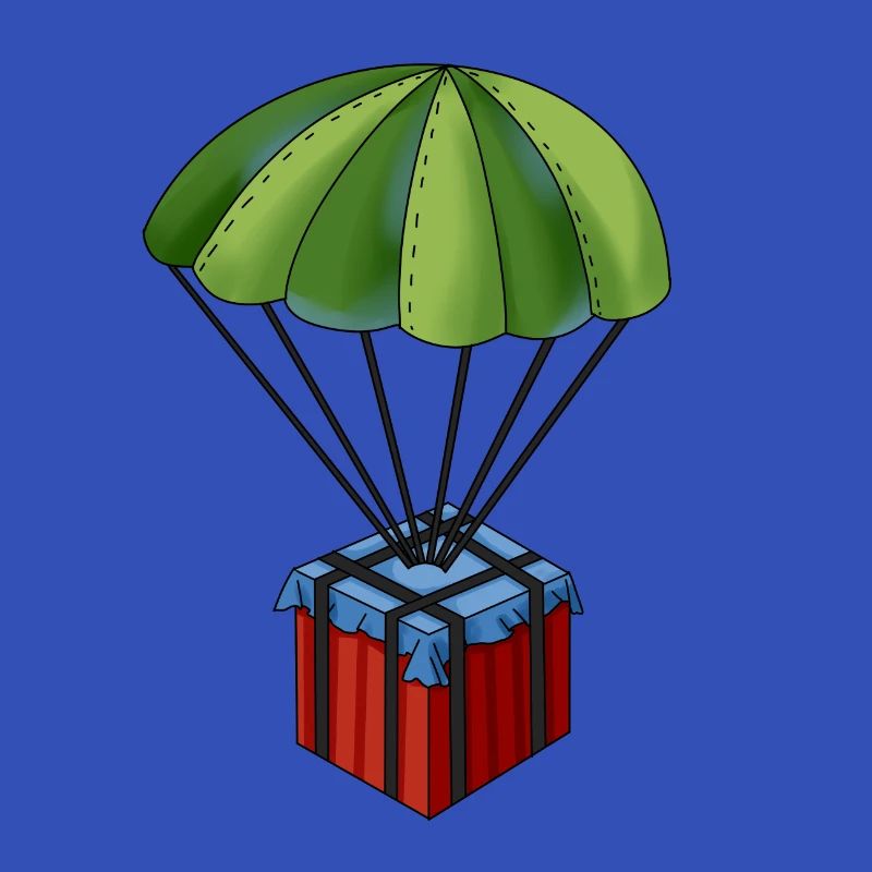 Battlegrounds PUBG Fallschirm