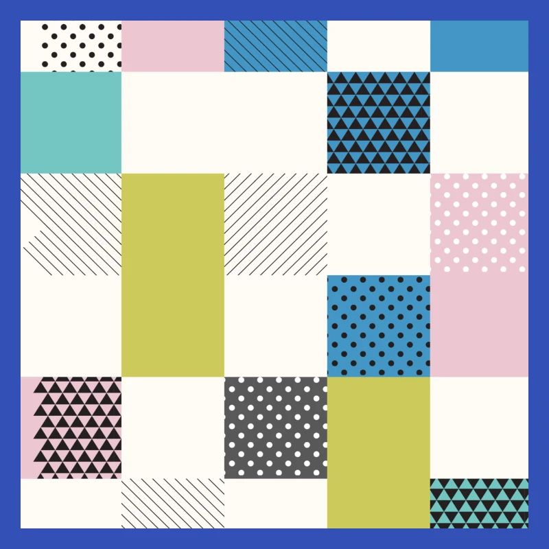 Abstrakte Kunst Quadrate