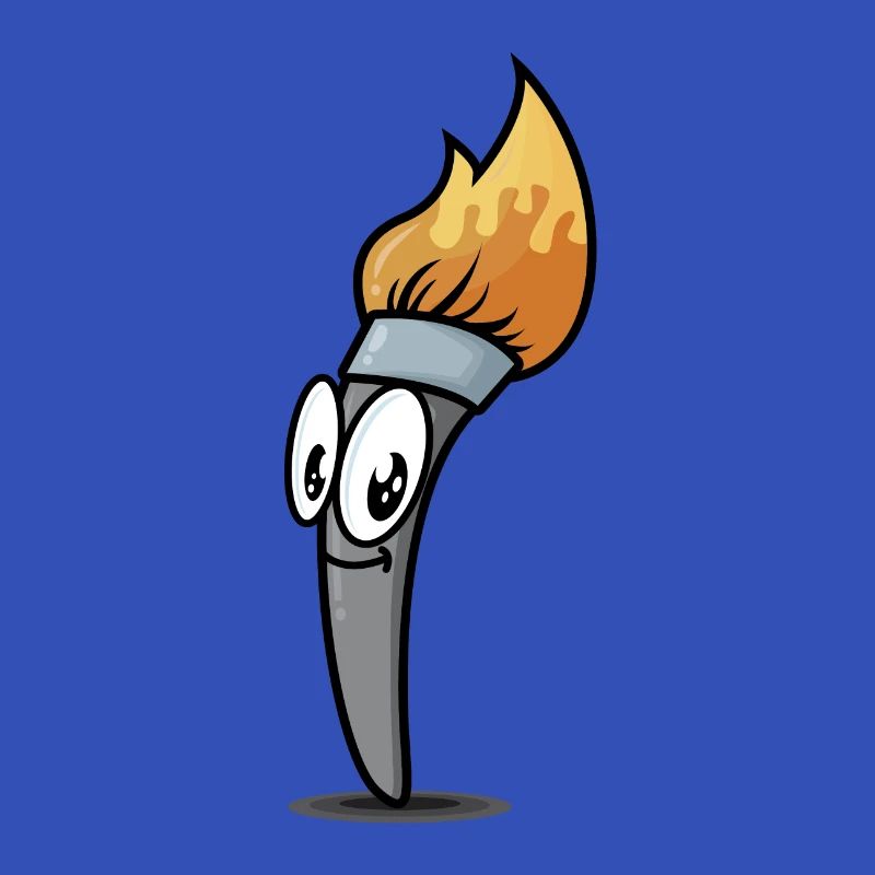 Cooler Pinsel