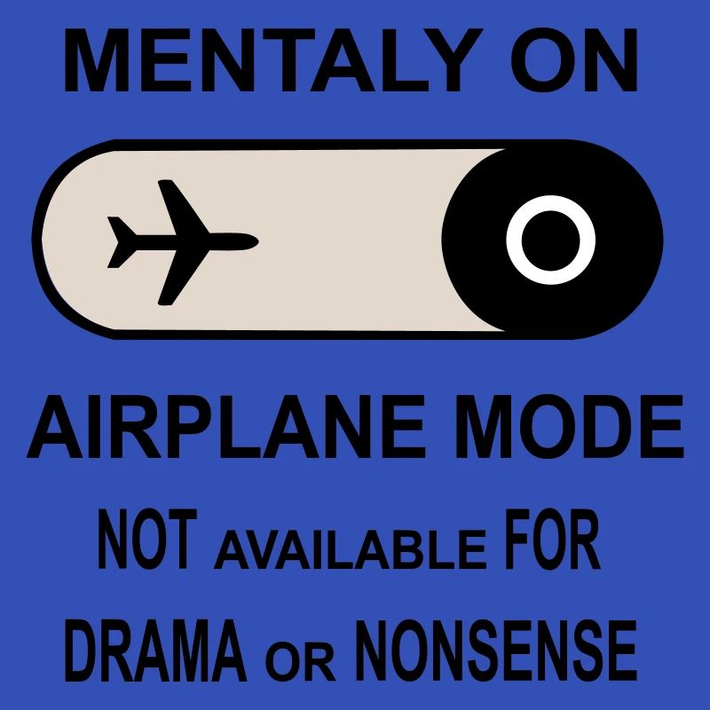 Mental im Flugzeugmodus