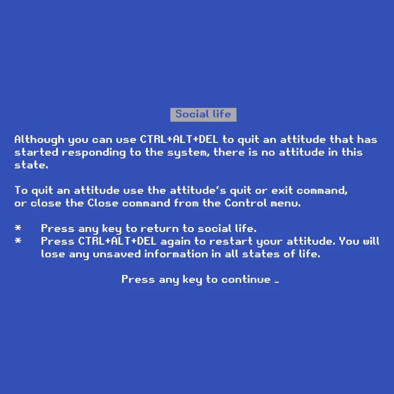 Blue Screen max
