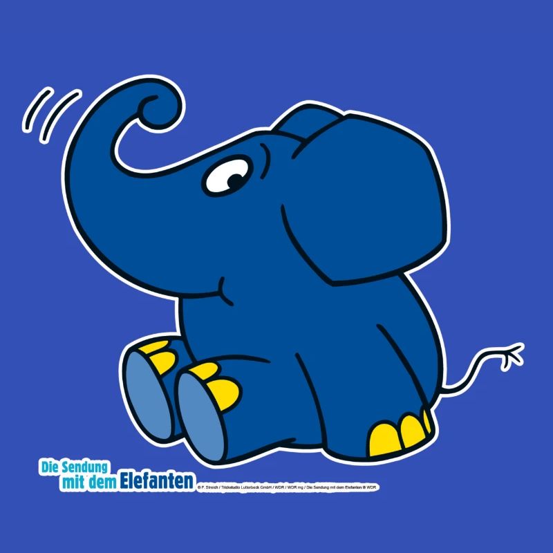 Der Elefant - sitzend