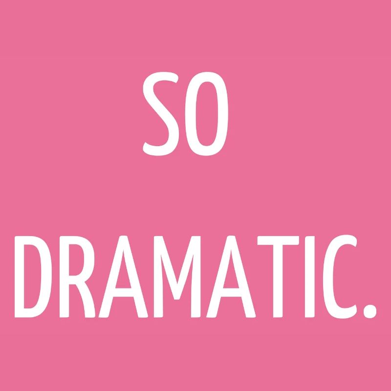 So dramatisch.