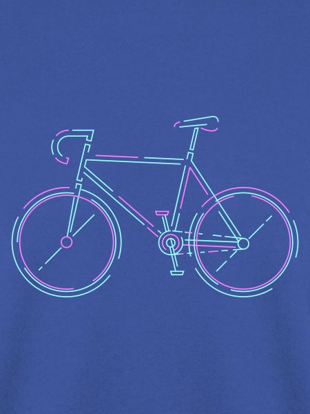 Rennrad hellblau-pink