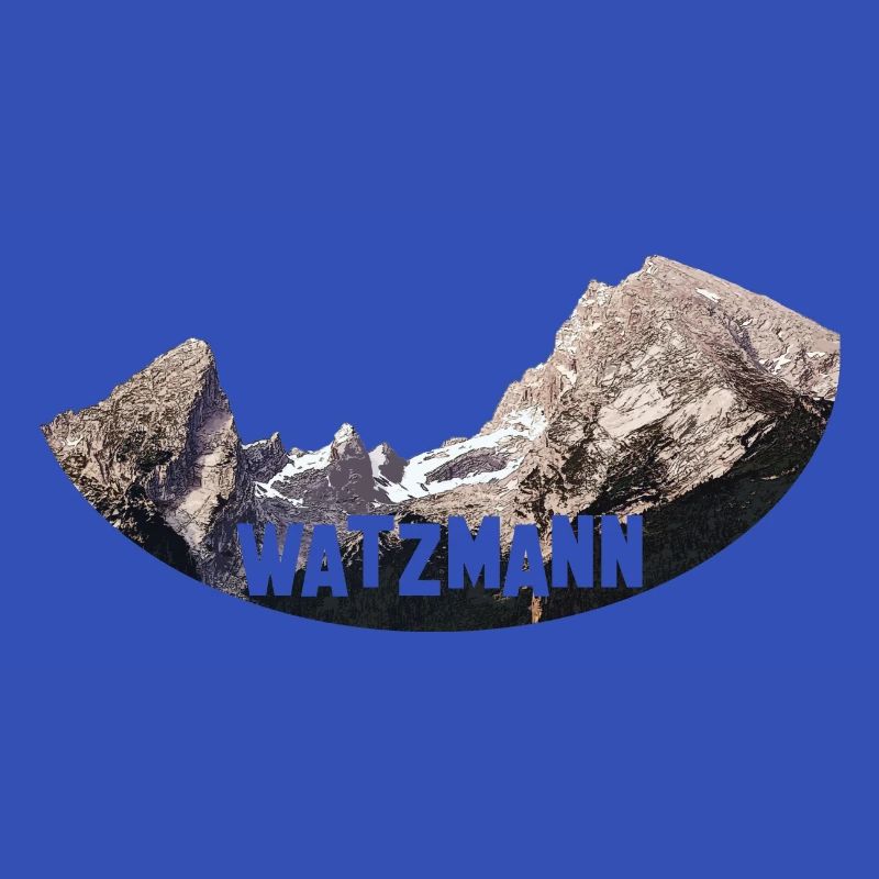 Watzmann mit Schrift