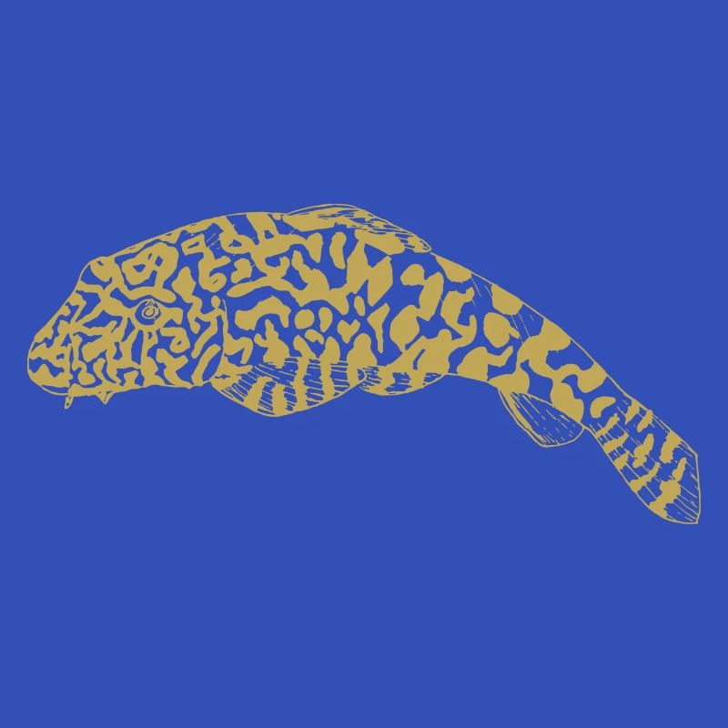 Illustrated designs with fish