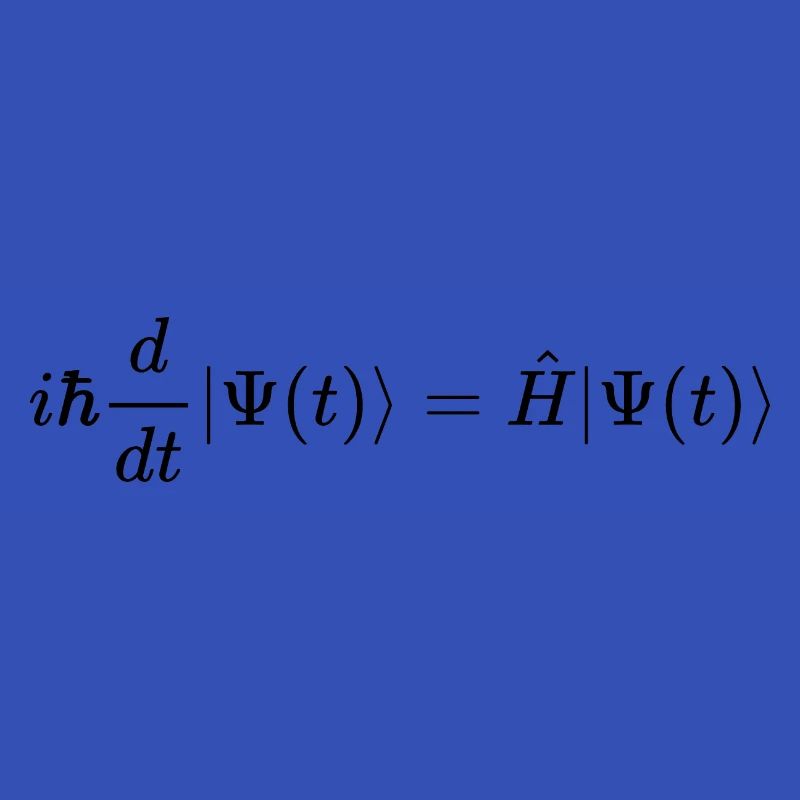 Schrödinger equation - time dependent - black