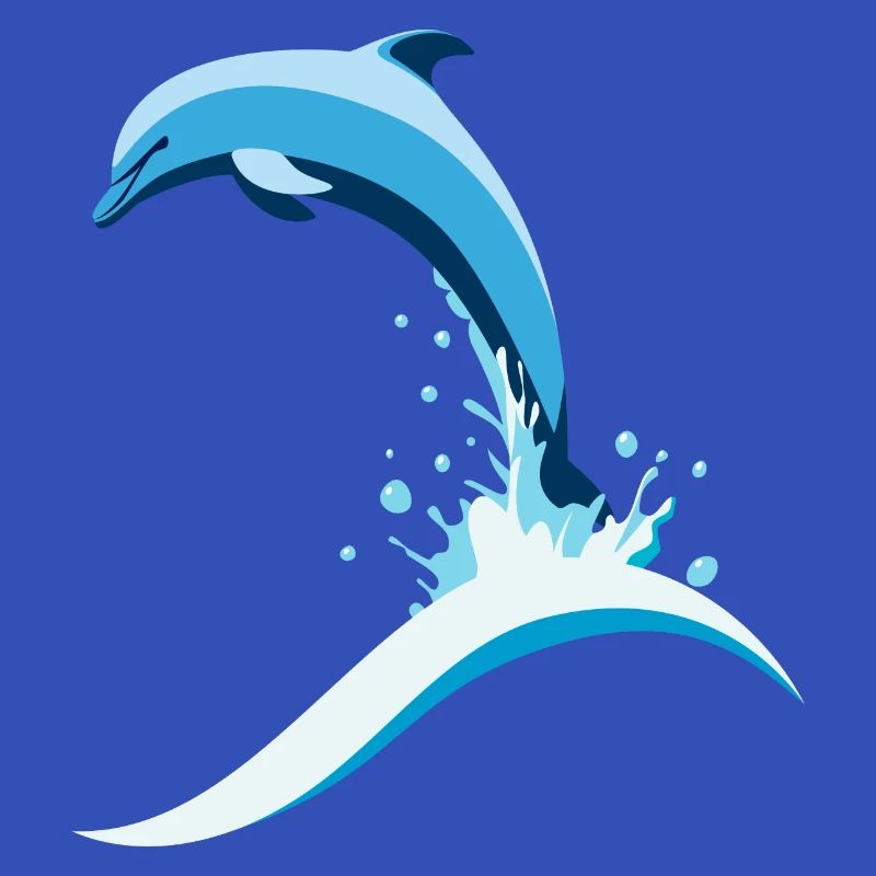 Springender Delfin