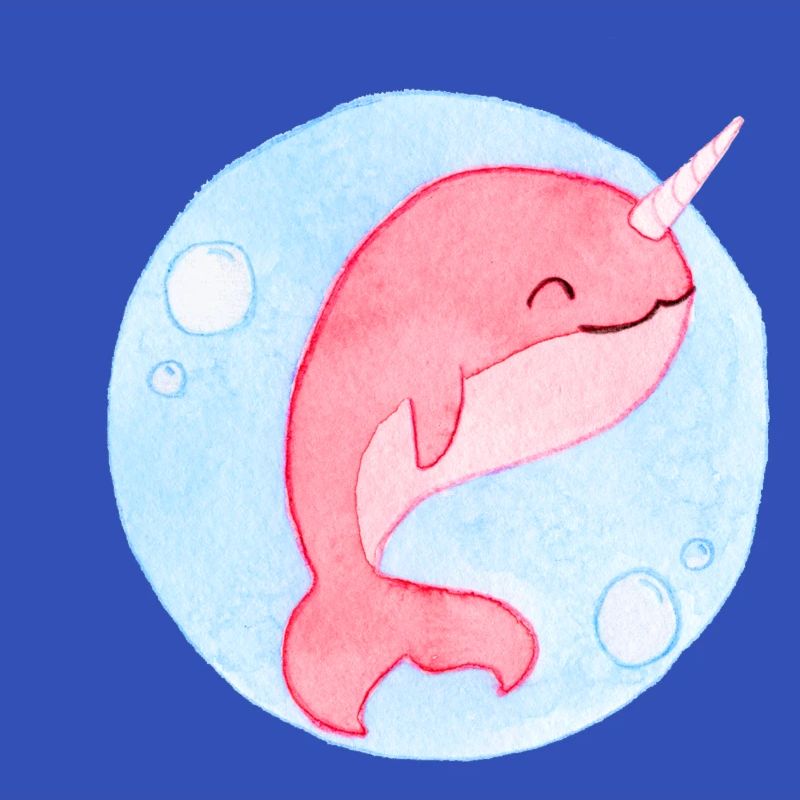 Mignon bébé baleine