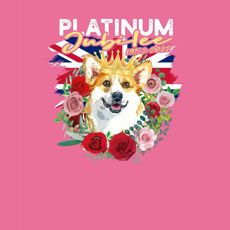 Platinum Jubilee 1952-2022 - corgi owner