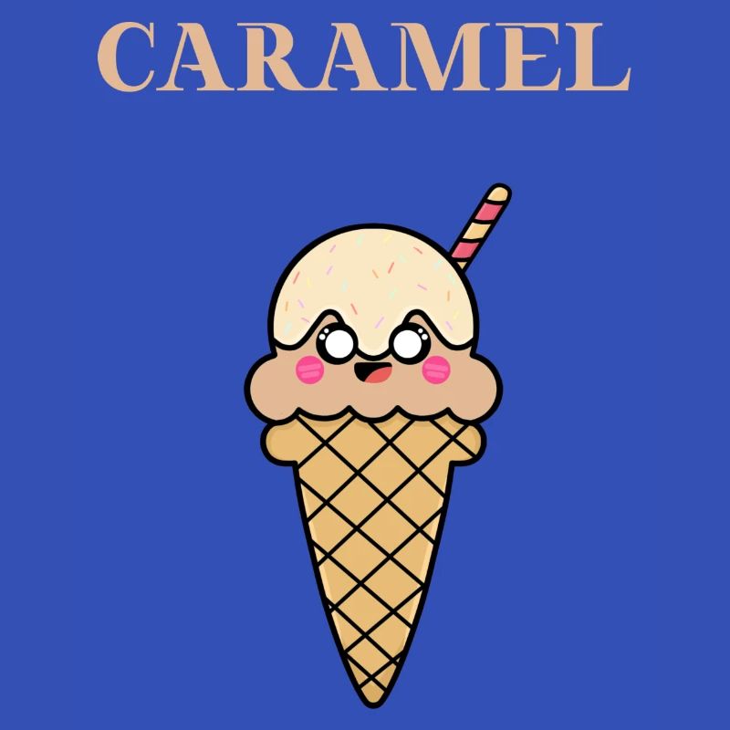 Caramel Karamell Eis Eiscreme Geschenkidee süß