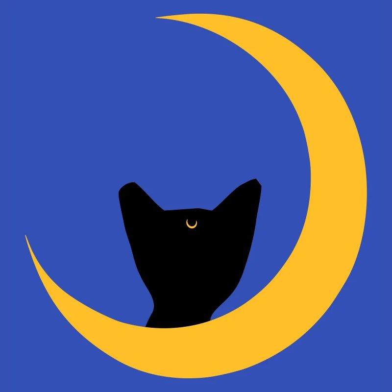 chat de lune