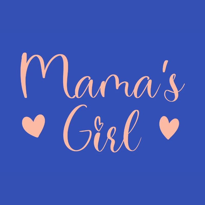Fille de Maman Script Rose