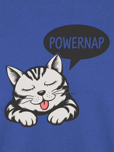 Powernap Katze - Schlafendes Motiv