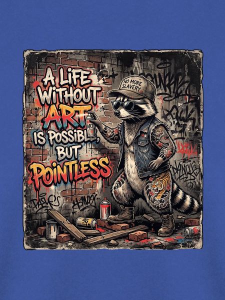 Graffiti Tattoo Kunst Waschbär