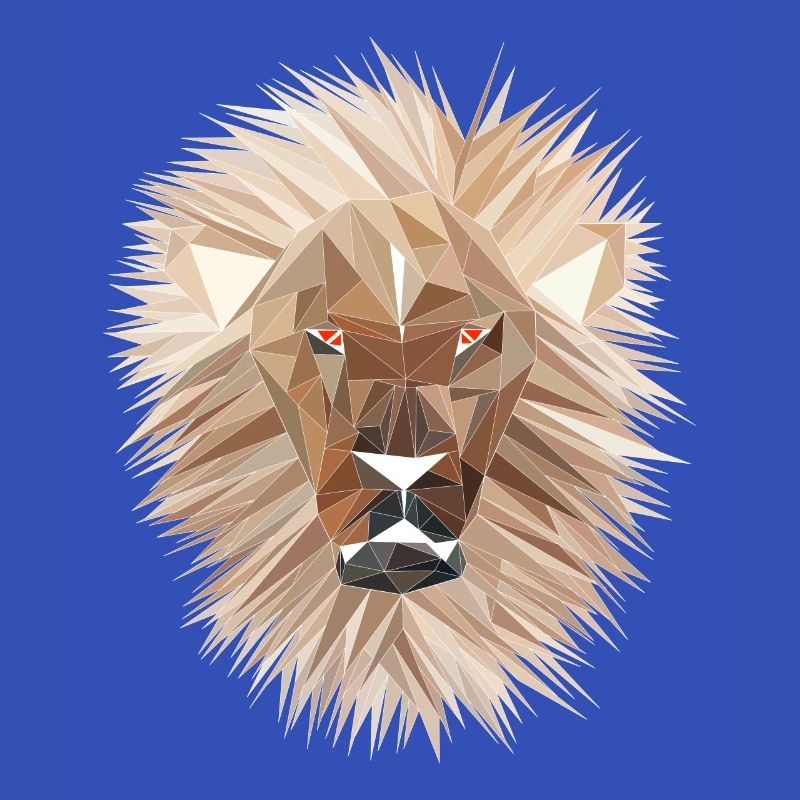 lion White brown