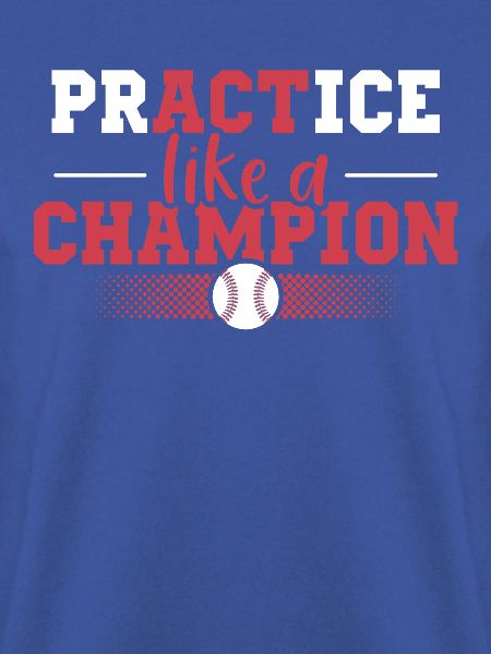 Motivierendes Baseball-t-shirt