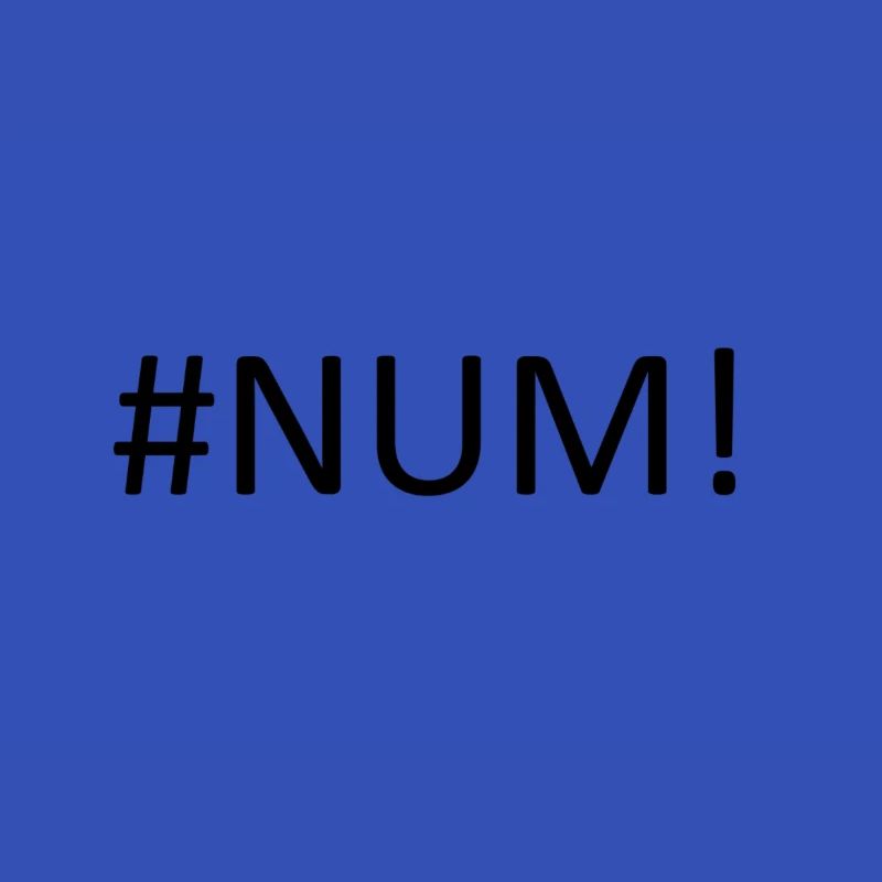 #NUM! Excel-Fehler