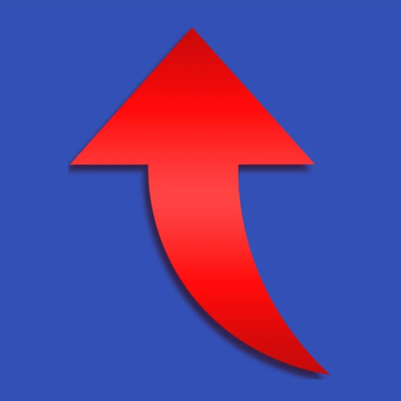 Pfeil rot