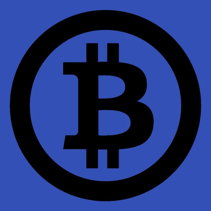 Bitcoin - Schwarz
