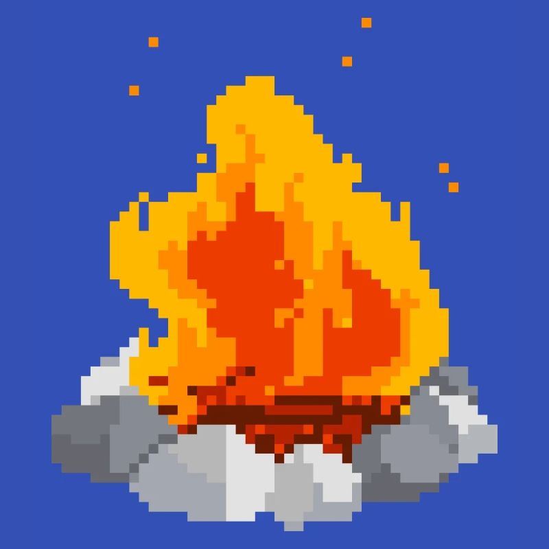 Pixel Feuer pixel fire