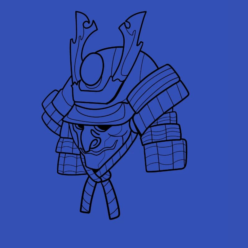 Helm Rüstung Samurai