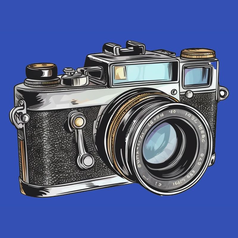 Dessin rétro de caméra