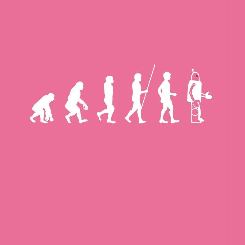 Evolution - Robot - Blanc
