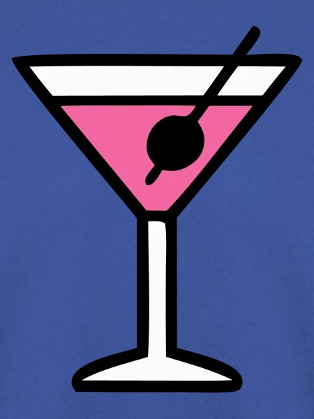 Pinkes Cocktail Glas Icon