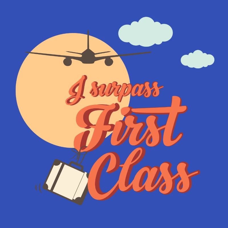 Ich übertreffe first class